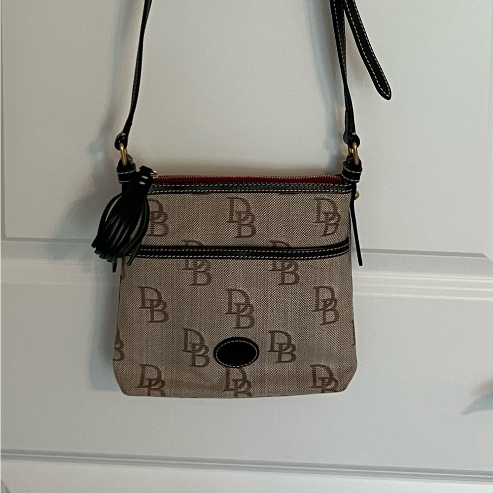 Dooney & Bourke Crossbody Letter Carrier in beige
